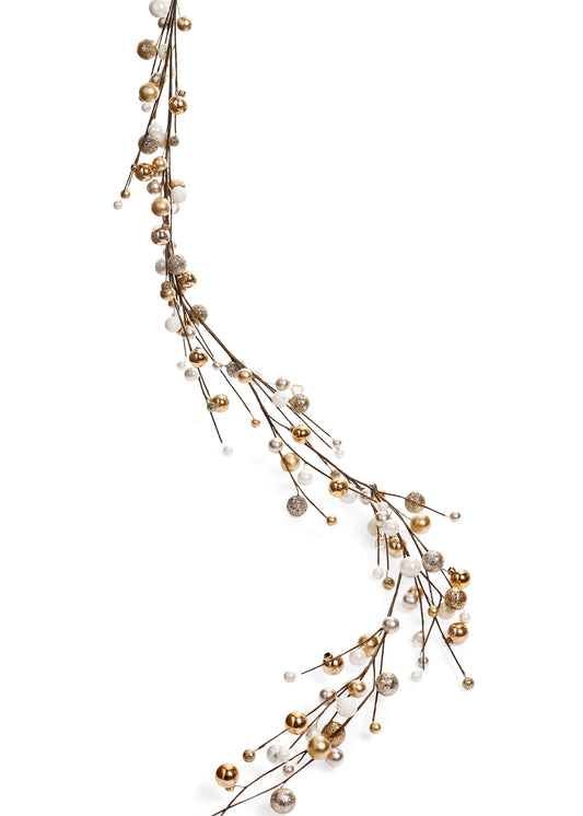 ADV - GOLD/WHITE BERRY GARLAND