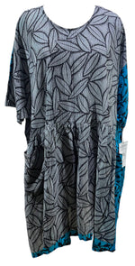 Load image into Gallery viewer, sariKNOTsari  PRC5587 Avatar Pure Silk Boxy Babydoll Dress

