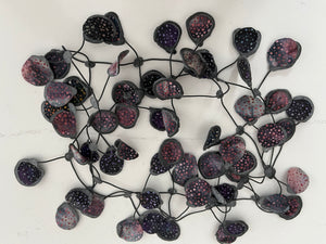 ANNEMIEKE BROENINK -BATIK FABRIC & RUBBER NECKLACE