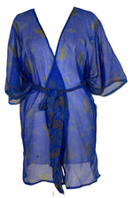 Load image into Gallery viewer, sariKNOTsari  PCH6901 Very Sheer Avatar Pure Silk Kimono-Sleeved Jacket with Belt
