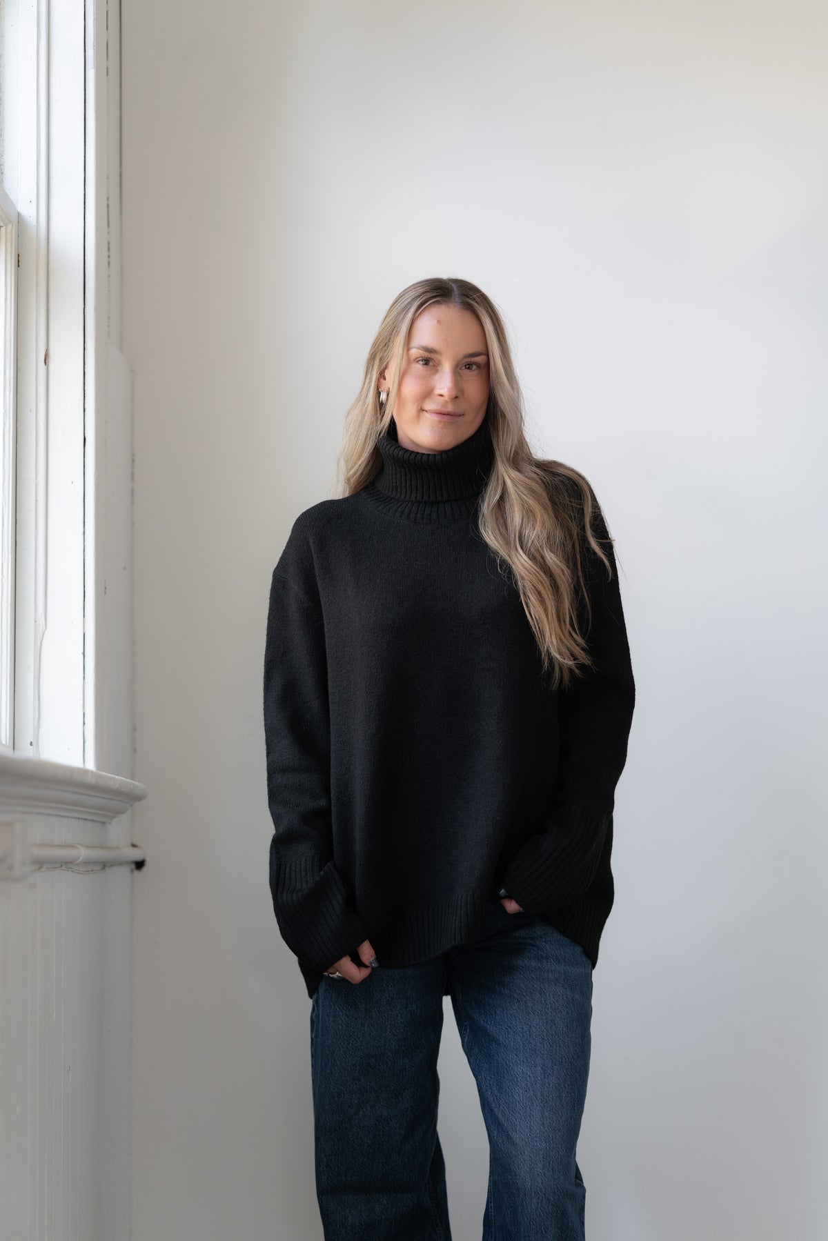 Dog Walker Chunky Cowl Sweater