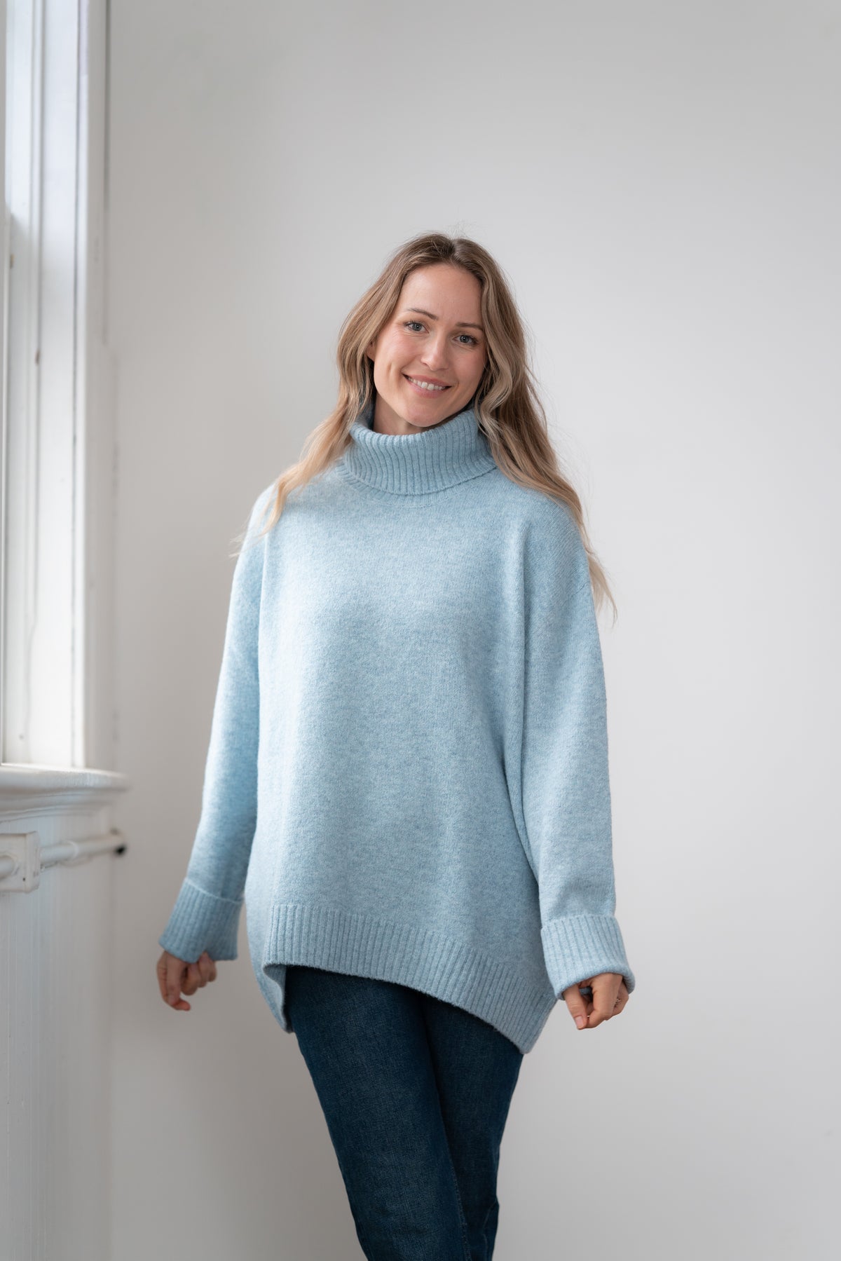 Dog Walker Chunky Cowl Sweater