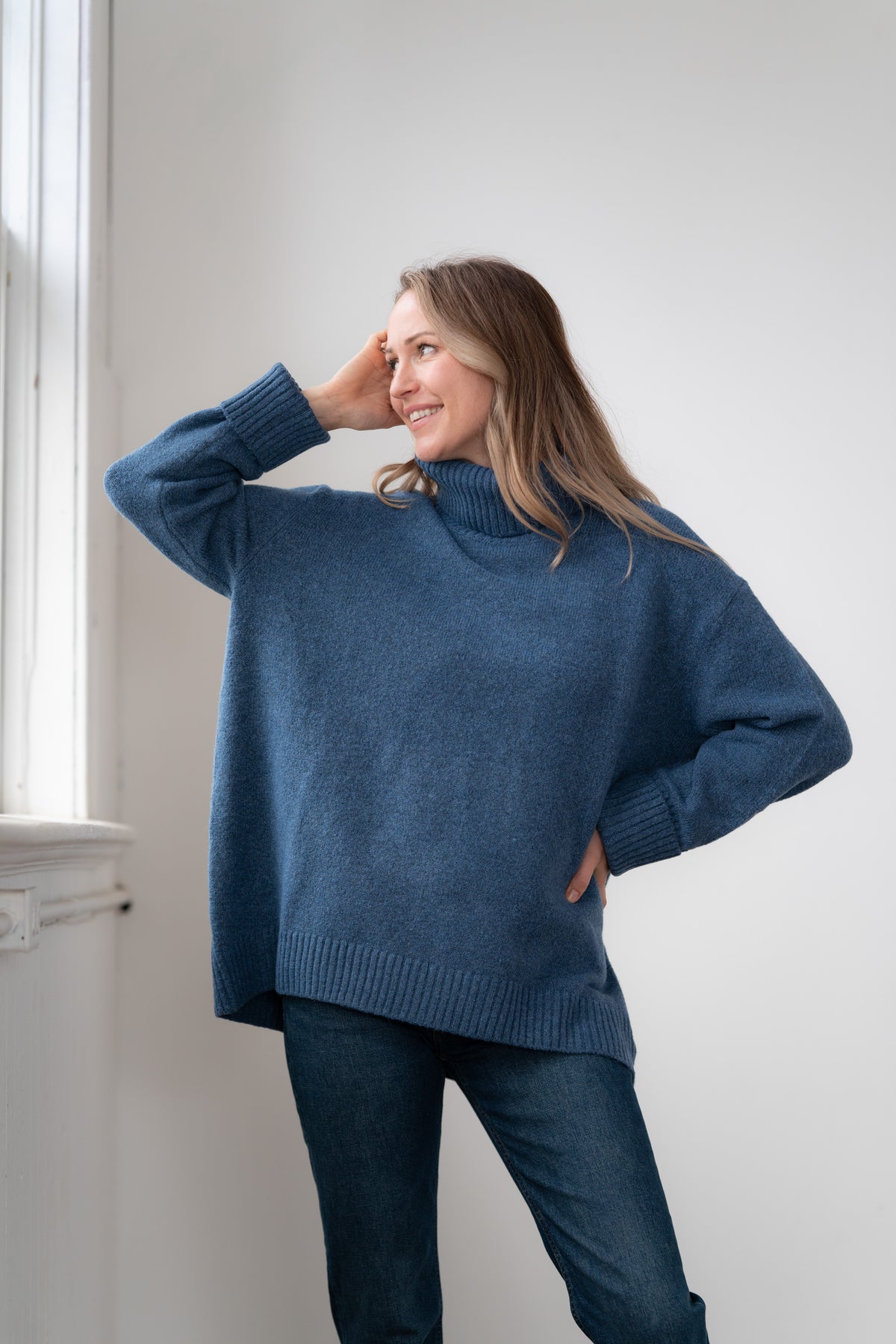 Dog Walker Chunky Cowl Sweater
