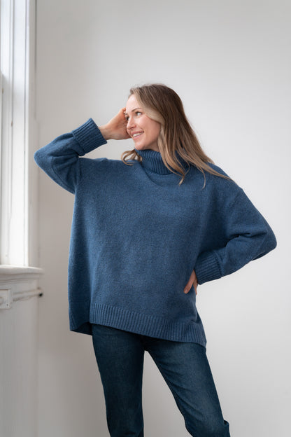 Dog Walker Chunky Cowl Sweater