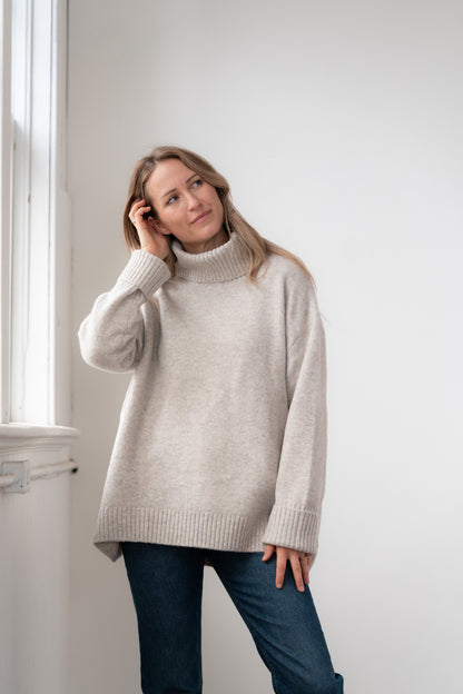 Dog Walker Chunky Cowl Sweater