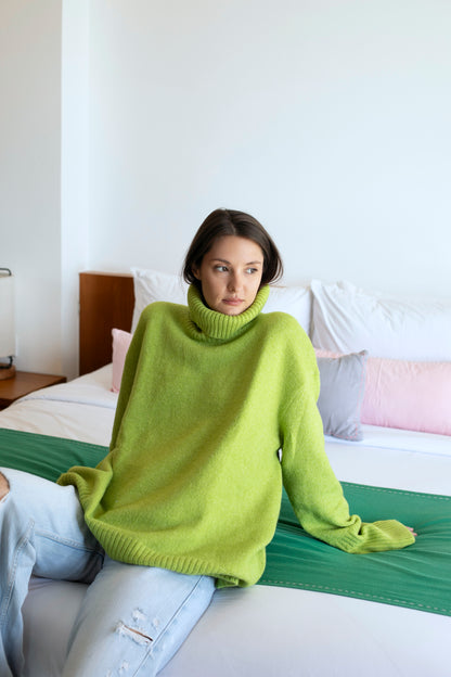 Dog Walker Chunky Cowl Sweater