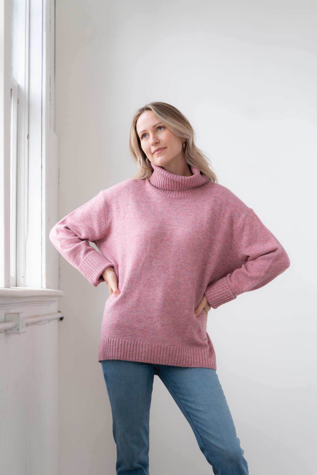 Dog Walker Chunky Cowl Sweater