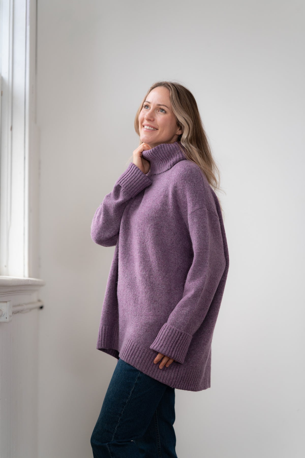 Dog Walker Chunky Cowl Sweater