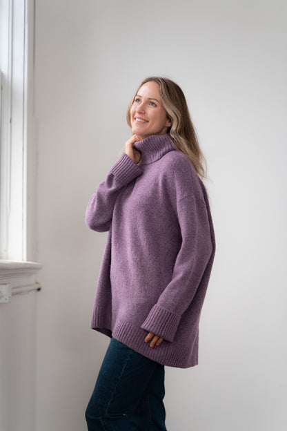 Dog Walker Chunky Cowl Sweater