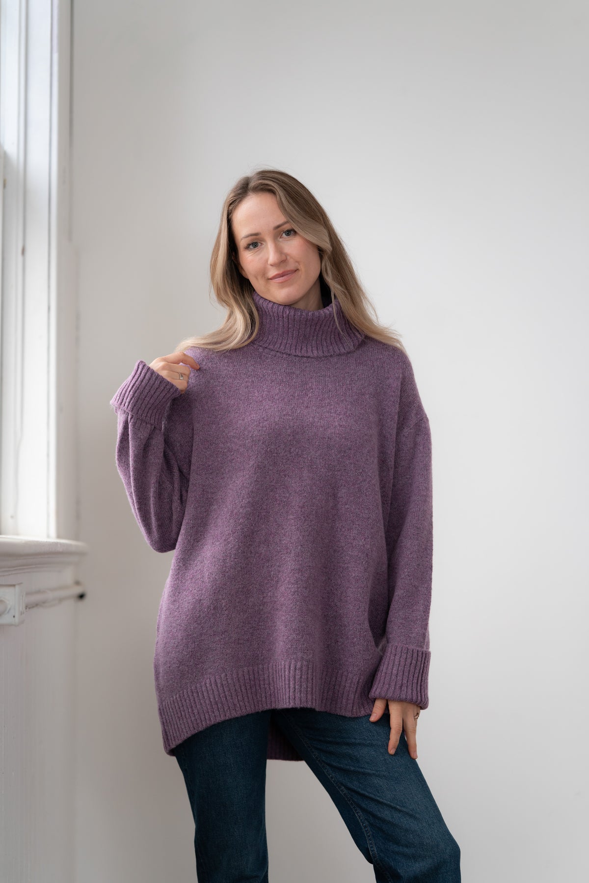 Dog Walker Chunky Cowl Sweater