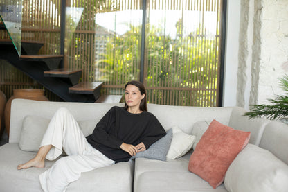 Sara Easy Rib Crew Sweater