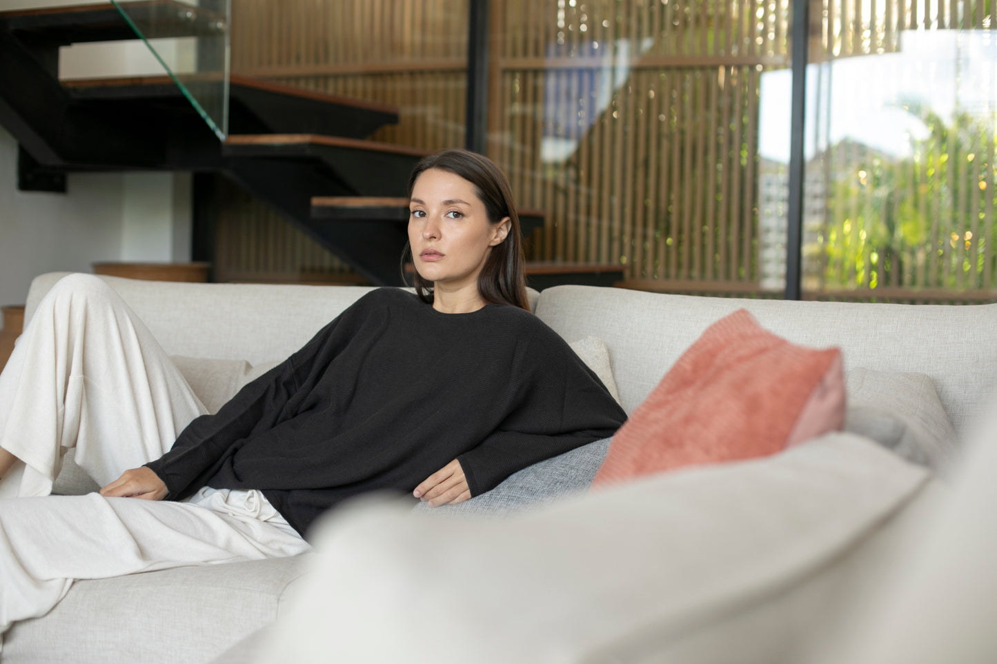 Sara Easy Rib Crew Sweater