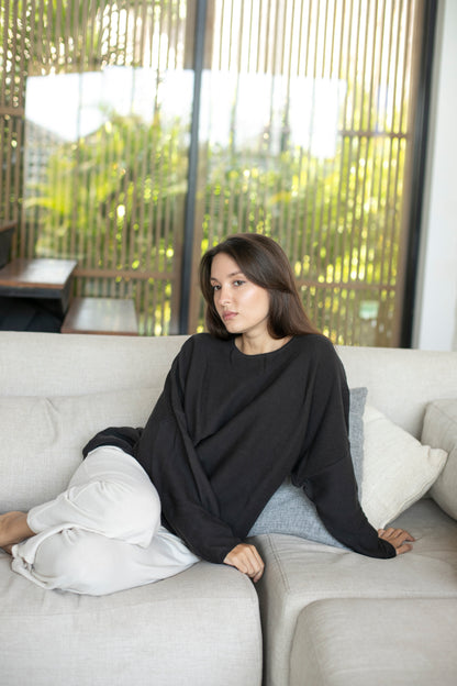 Sara Easy Rib Crew Sweater