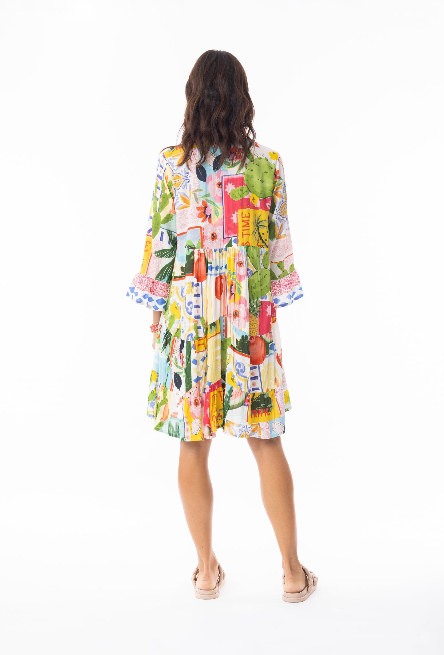 Erica Short Loose Sleeve Dress