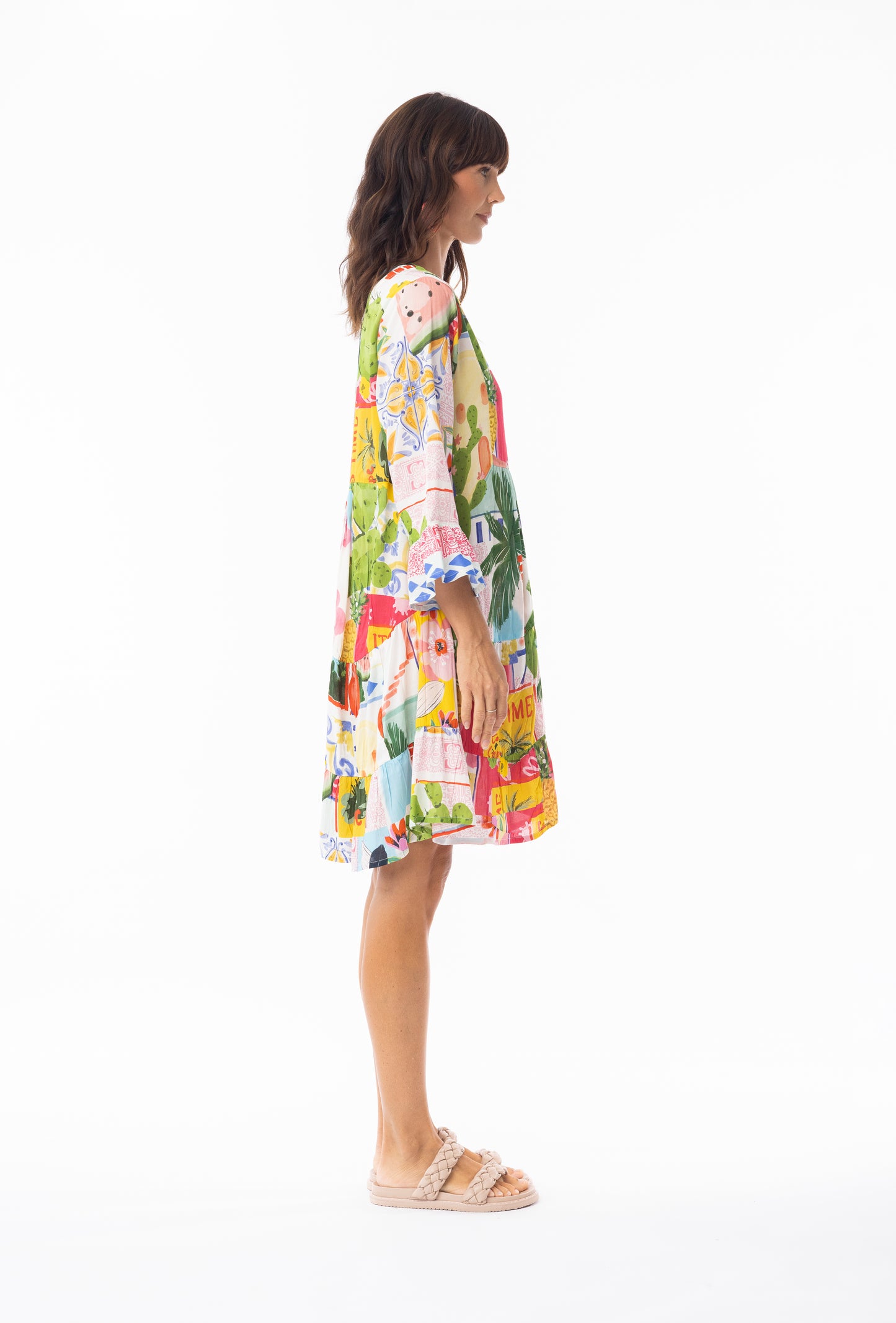 Erica Short Loose Sleeve Dress