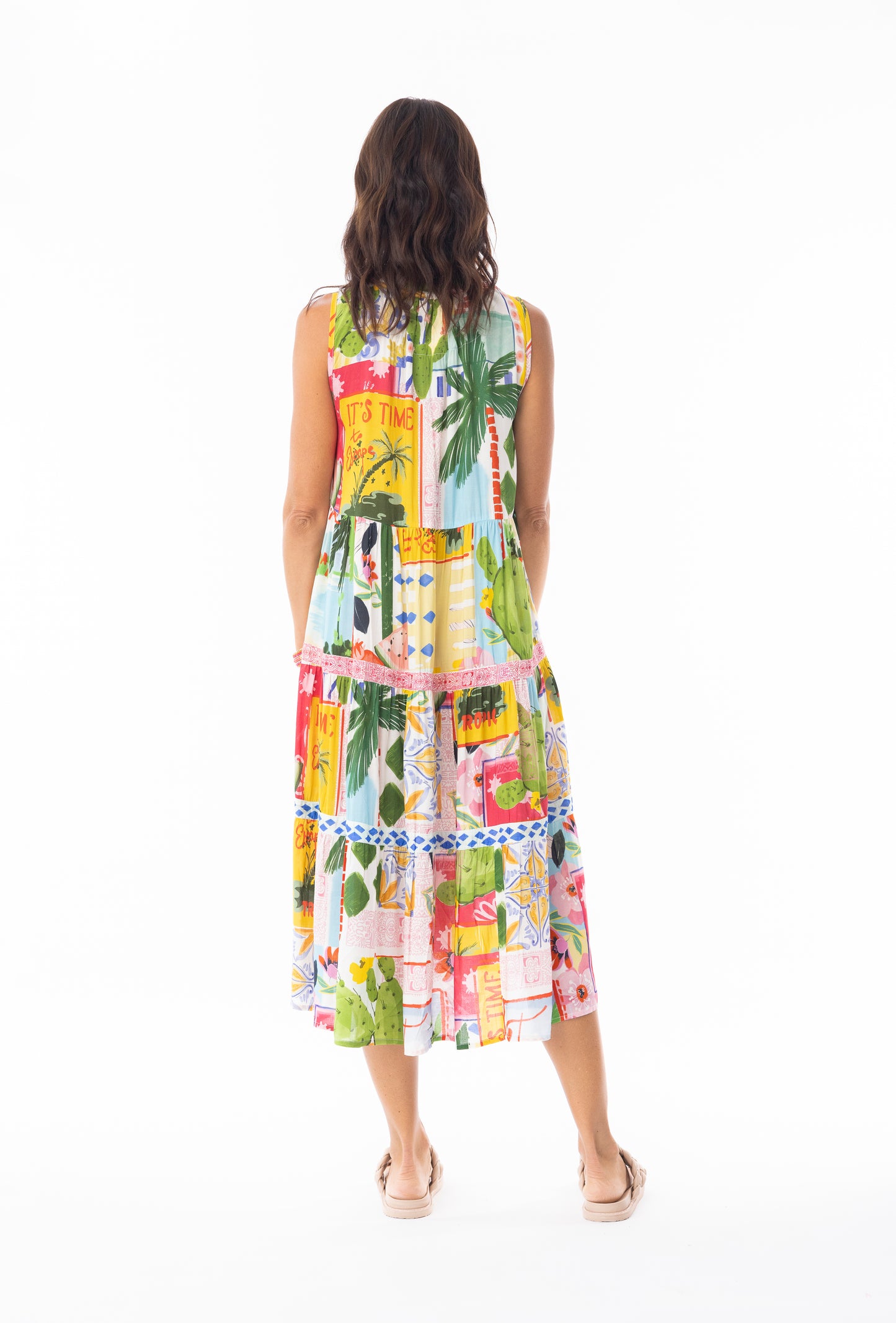 Erica Sleeveless Tiered Dress