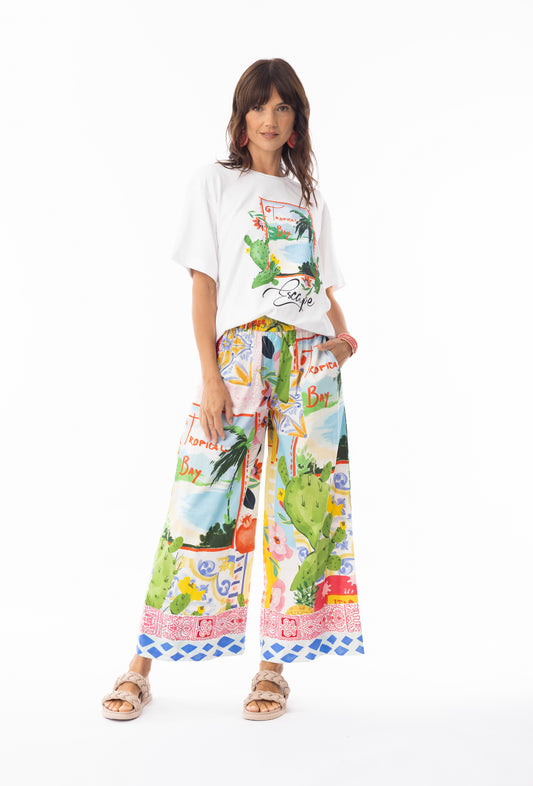Erica Cactus Linen Pant