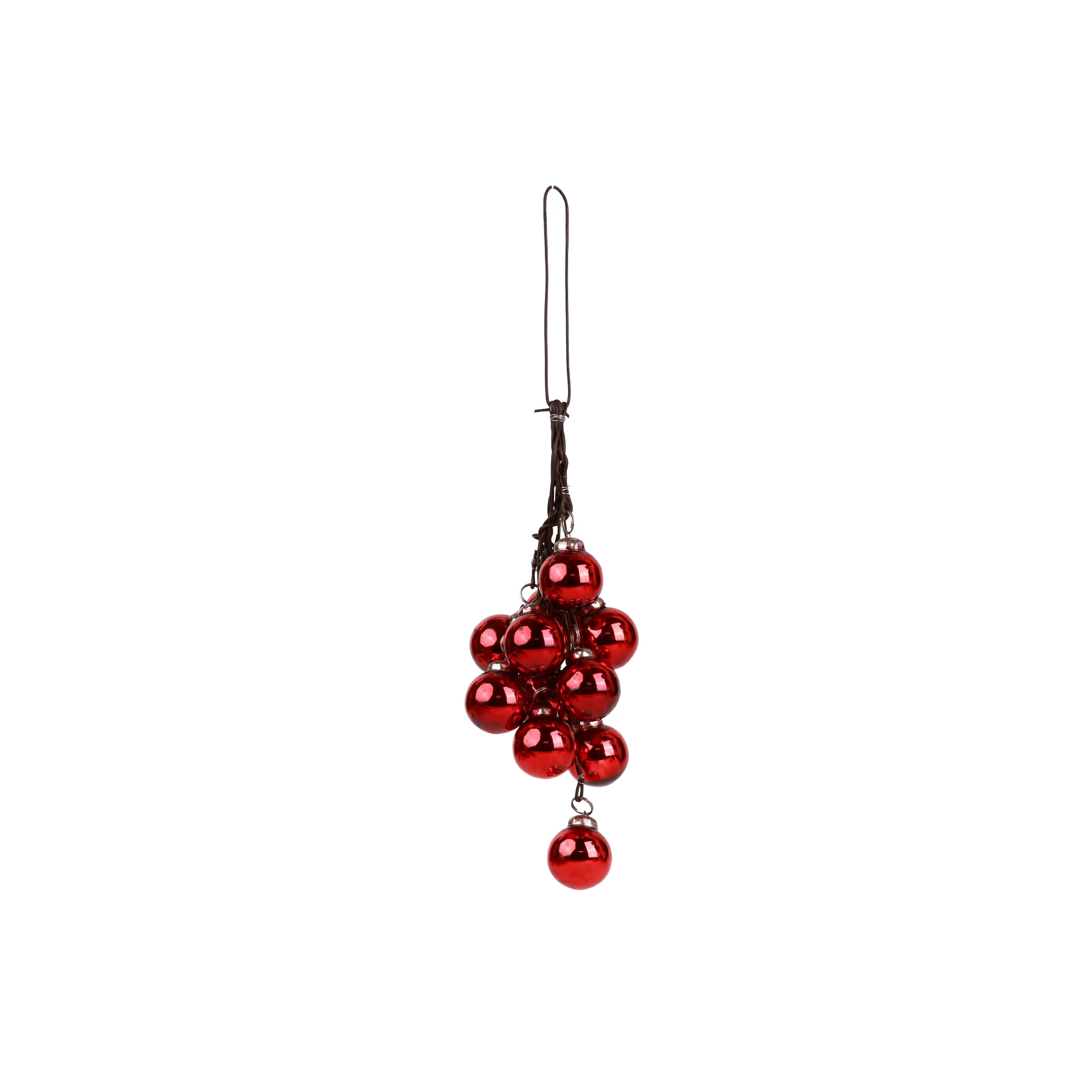RL - RED BAUBLE TREE DECORATION