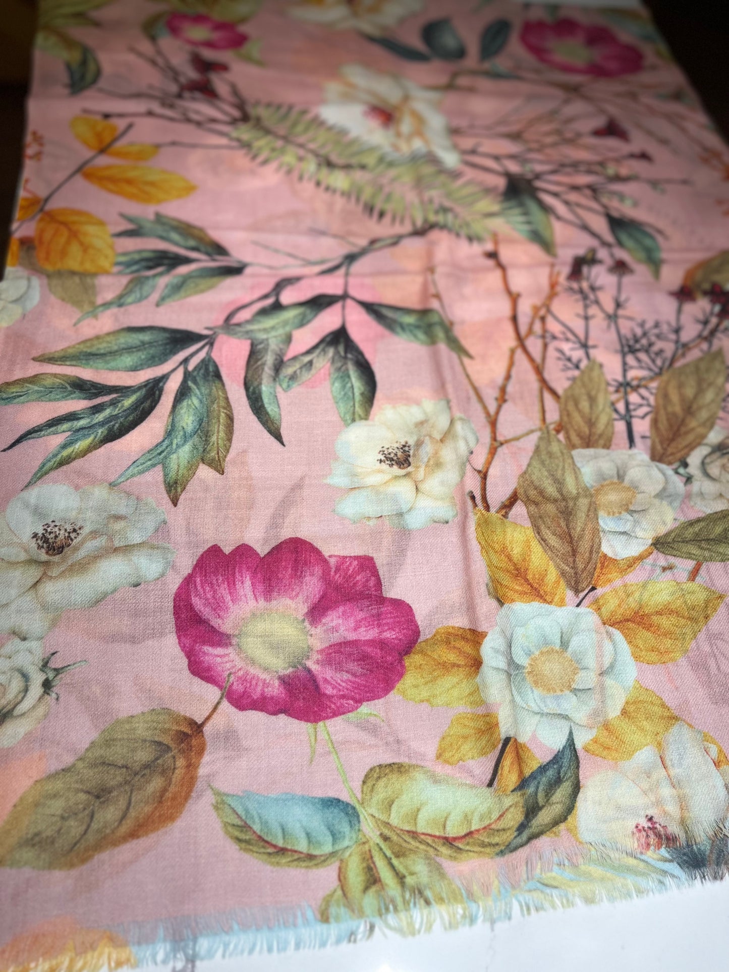 Digital Wool & Silk Woven Scarf - Suttles & Seawinds
