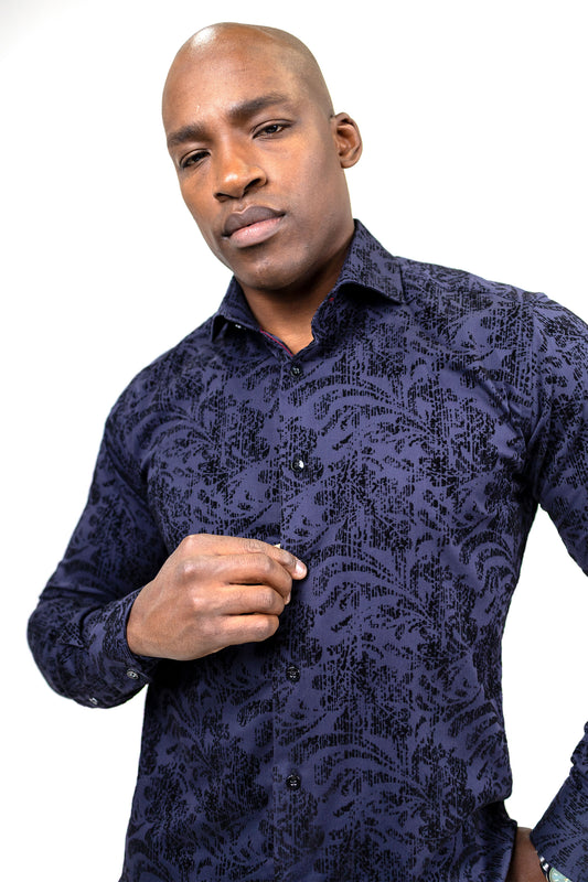Flocked Sport Shirt
