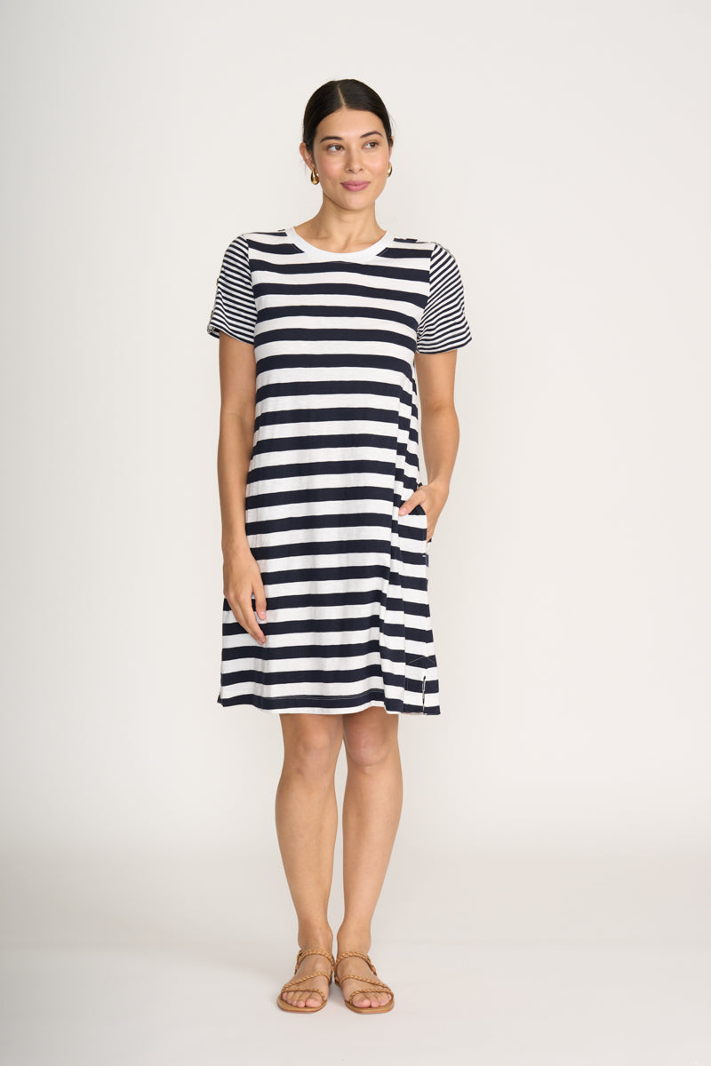 Worth the Hype Dress Stripe