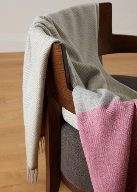 FOXFORD -LILY WOOL & CASHMERE THROW