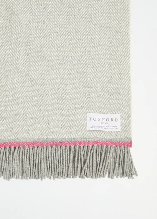 FOXFORD -LILY WOOL & CASHMERE THROW