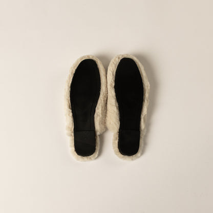 Faux Fur Mule