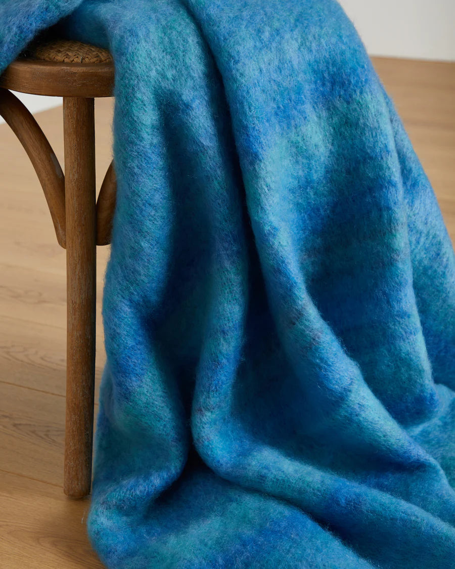 FOXFORD - WILD ATLANTIC MOHAIR THROW