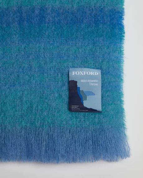 FOXFORD - WILD ATLANTIC MOHAIR THROW