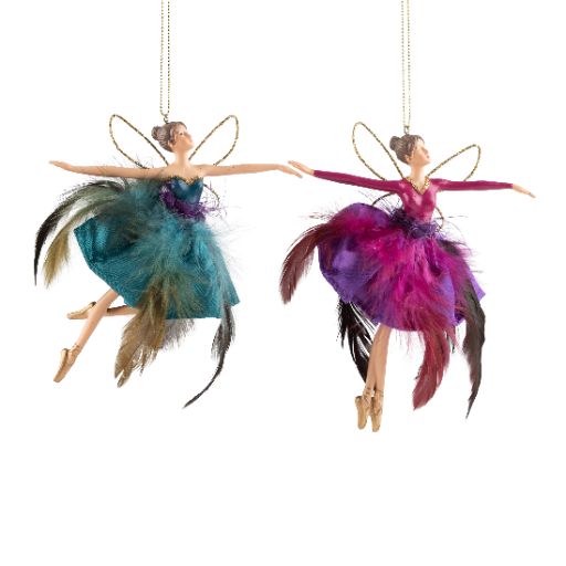 Painted Resin Fantasy Ballerina Fairies