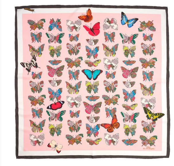 ECHO NYC - GIVE ME BUTTERFLIES SILK SQUARE