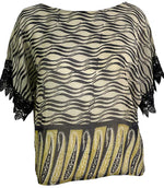 Load image into Gallery viewer, LACE TRIM BOXY TOP
