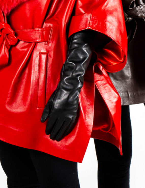 MM - LONG LEATHER ELBOW GLOVE