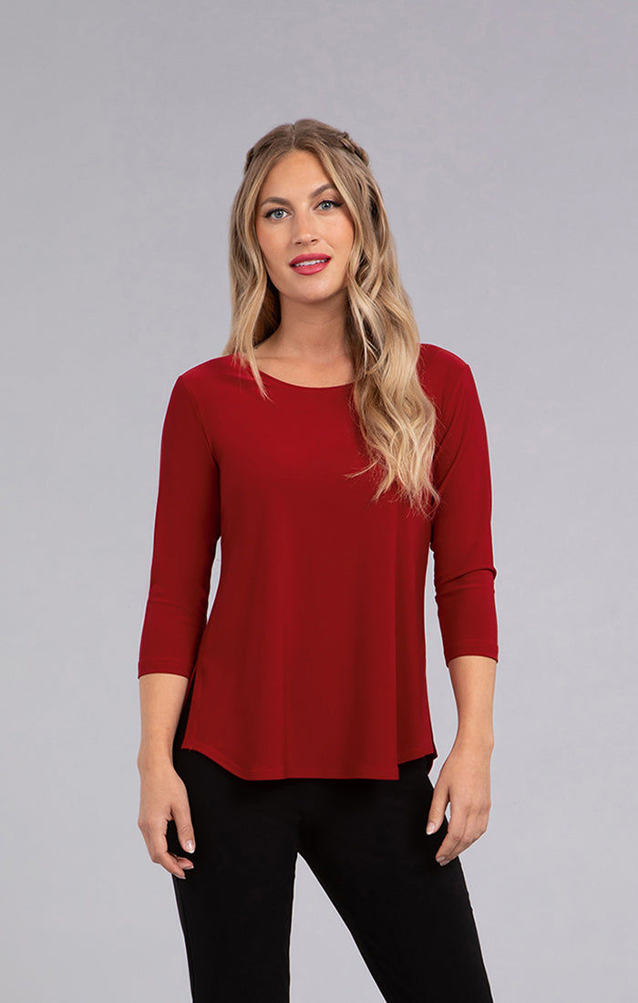 SYMPLI - GO TO CLASSIC T-SHIRT RELAX 3/4 SLEEVE