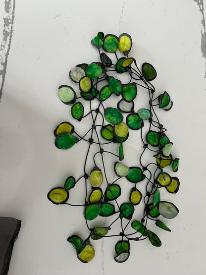 Batik Fabric & Rubber Necklace - Suttles & Seawinds