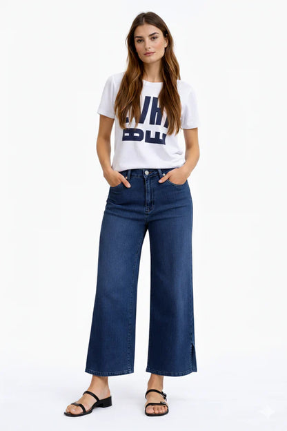 Premium Wide Leg Gaucho Jean - Suttles & Seawinds
