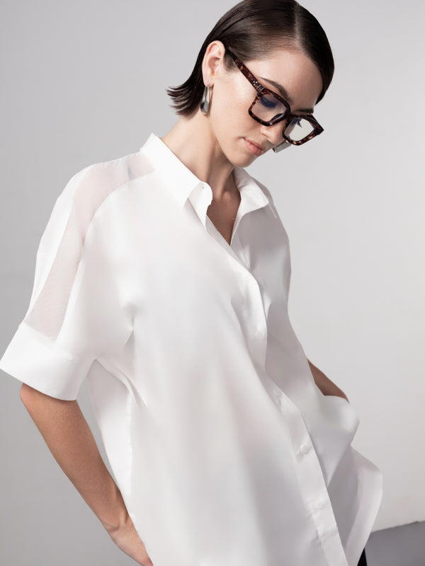 SHIRTTAIL DETAIL SHIRT