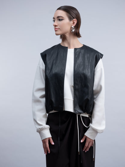 Pleather Vest