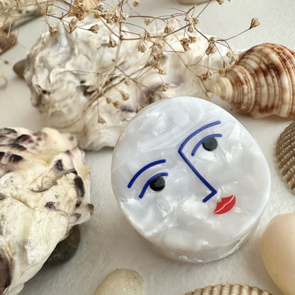 Caroline Face Moon Hair Clip - Suttles & Seawinds