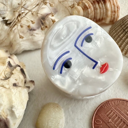 Caroline Face Moon Hair Clip - Suttles & Seawinds