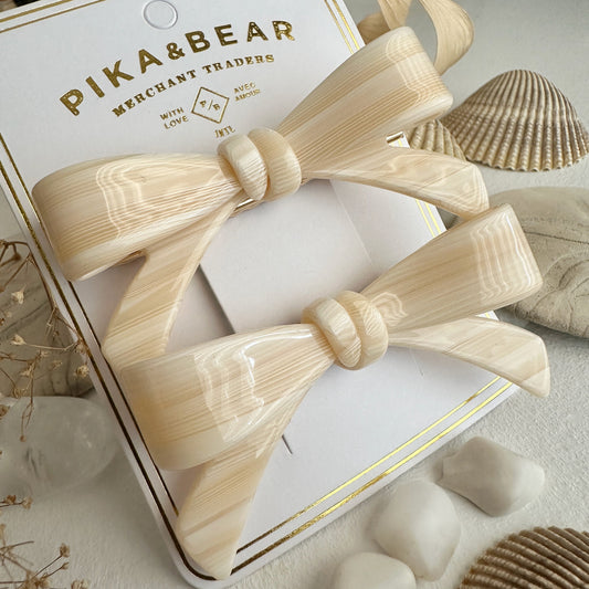 PIKA & BEAR  - ZOOEY BOW HAIR CLIPS