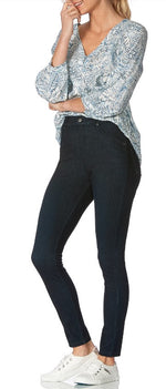 Load image into Gallery viewer, HUE- CURVY ULTRA SOFT DENIM HIGH WAIST
