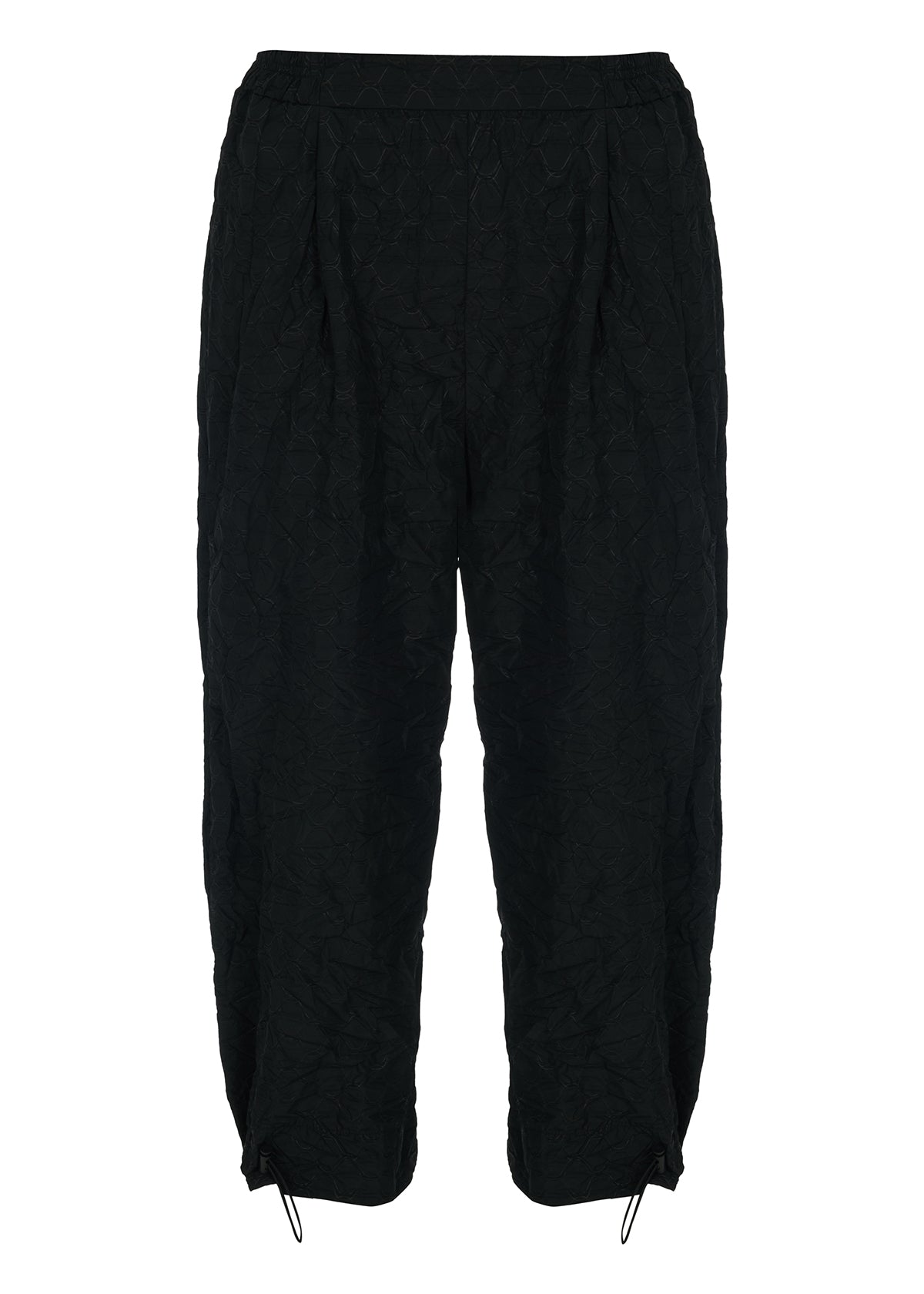 Black pants on a white background