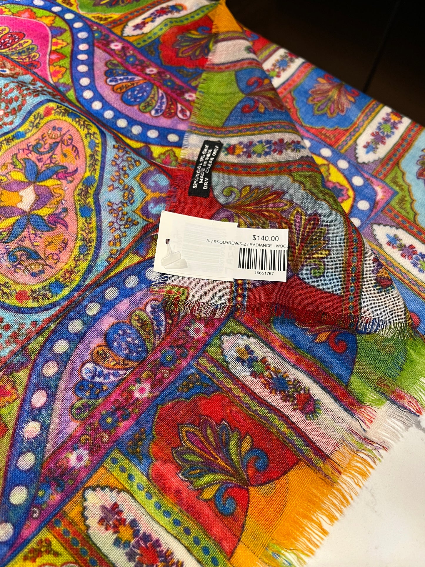 RADIANCE - WOOL & SILK SQUARE SCARVES