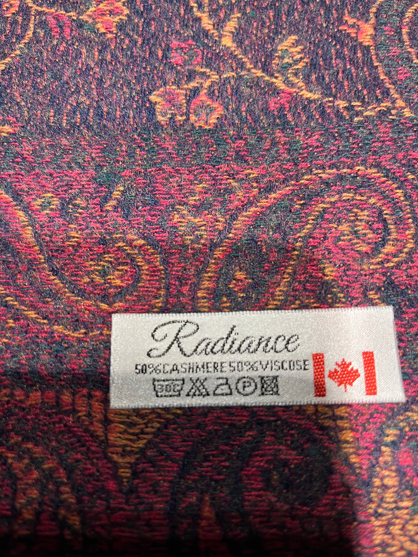 RADIANCE - CASHMERE & VISCOSE PAISLEY SCARVES