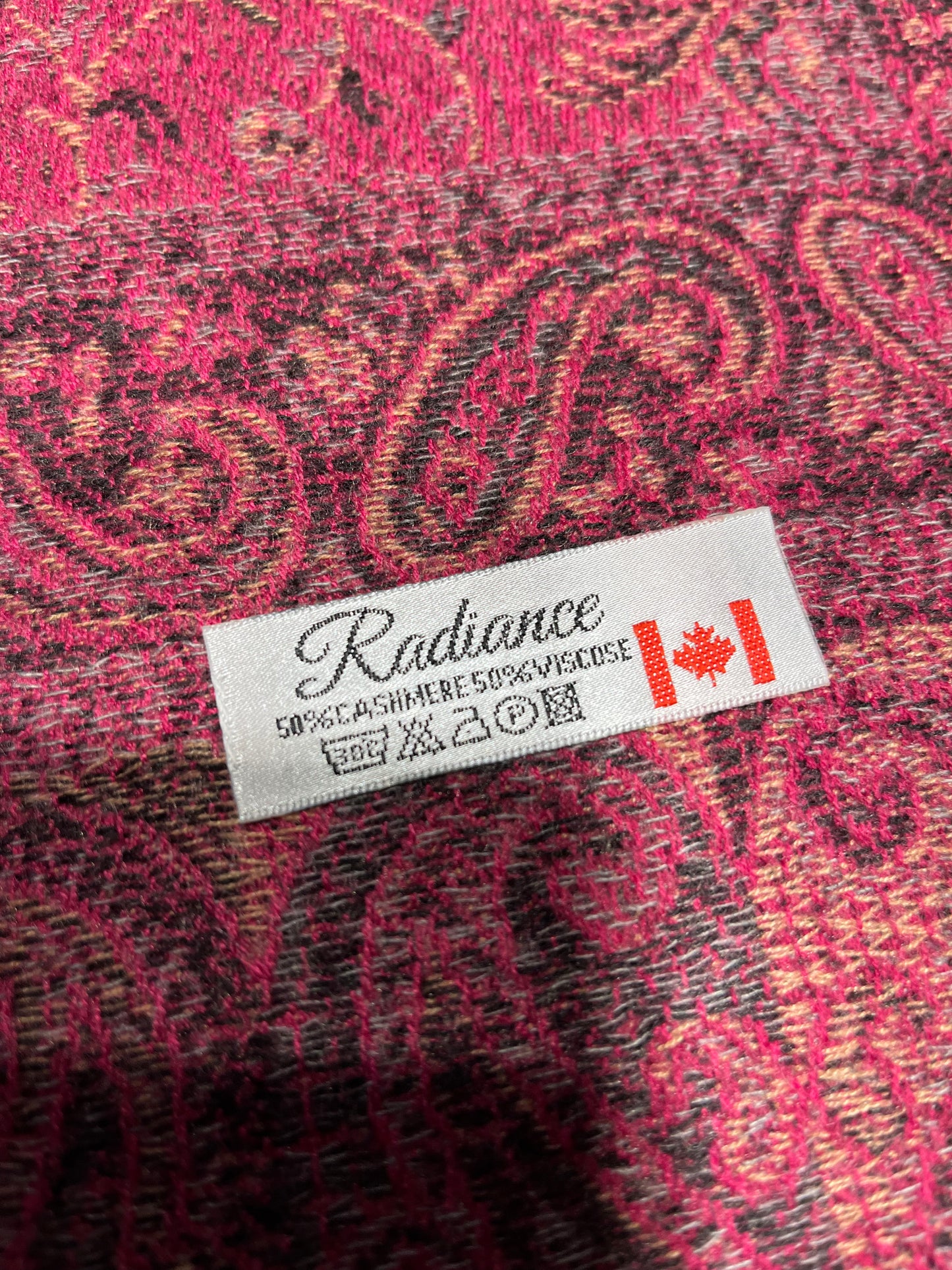 RADIANCE - CASHMERE & VISCOSE PAISLEY SCARVES