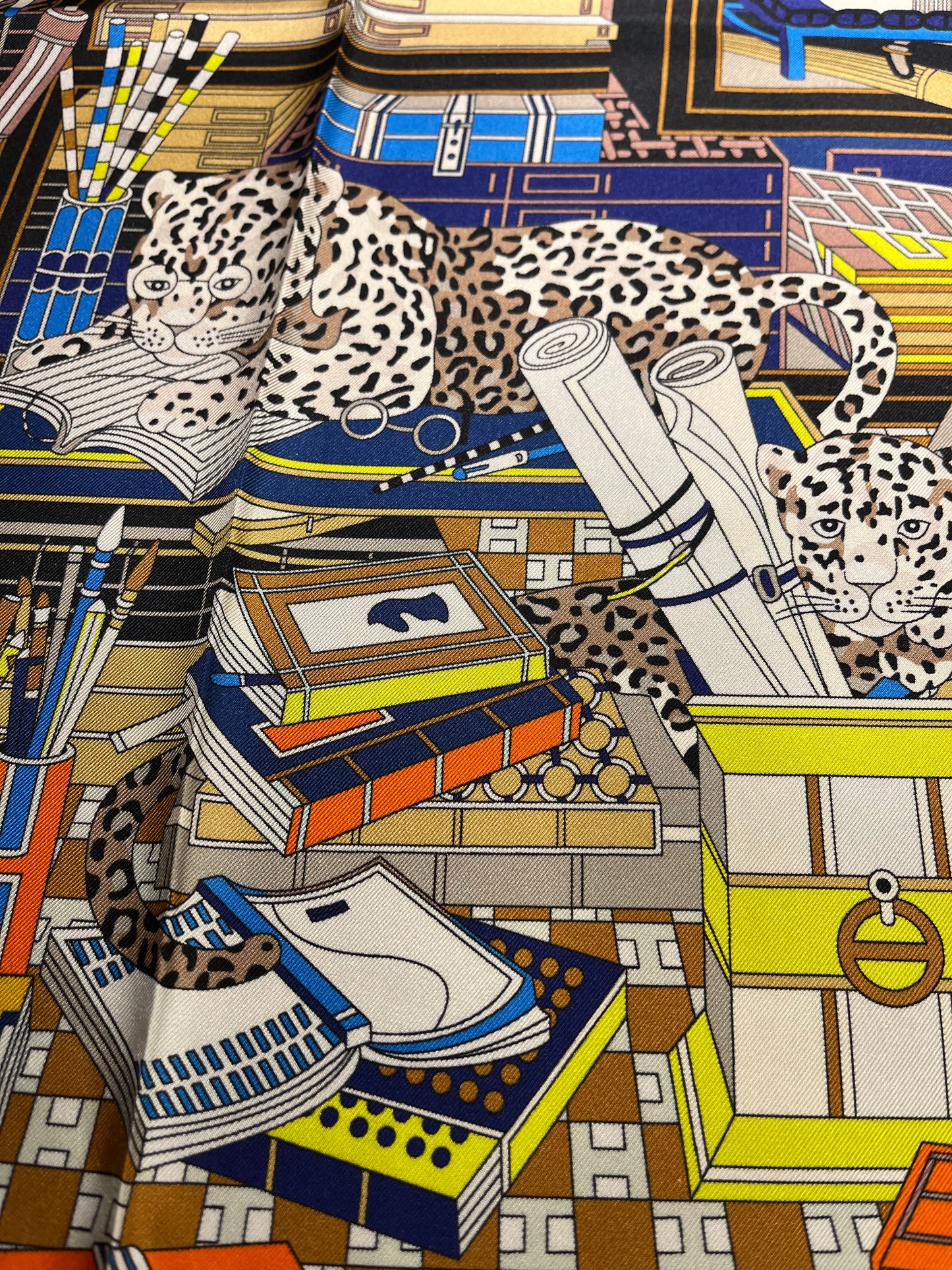 Library Leopards Scarf
