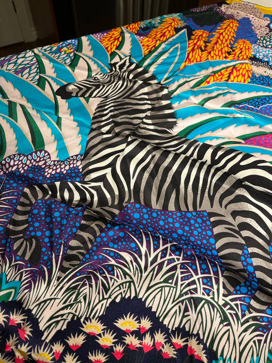 Zebra Bright Botanicals Scarf - Suttles & Seawinds