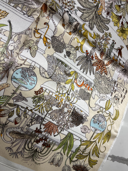 Whimsy Animal Print Silk Scarf - Suttles & Seawinds